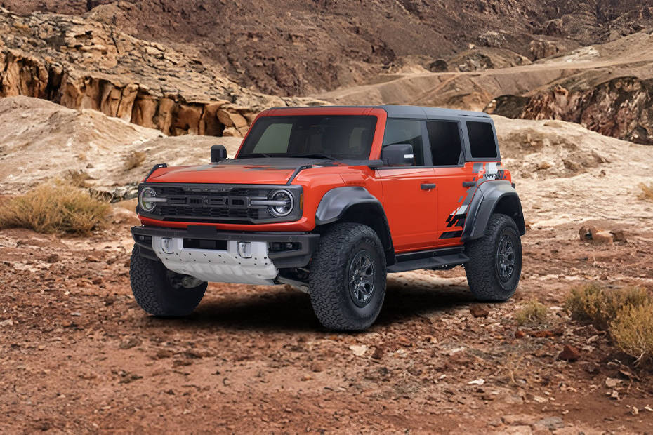 Ford Bronco Raptor Front angle low view Ford Bronco Raptor Front angle low view