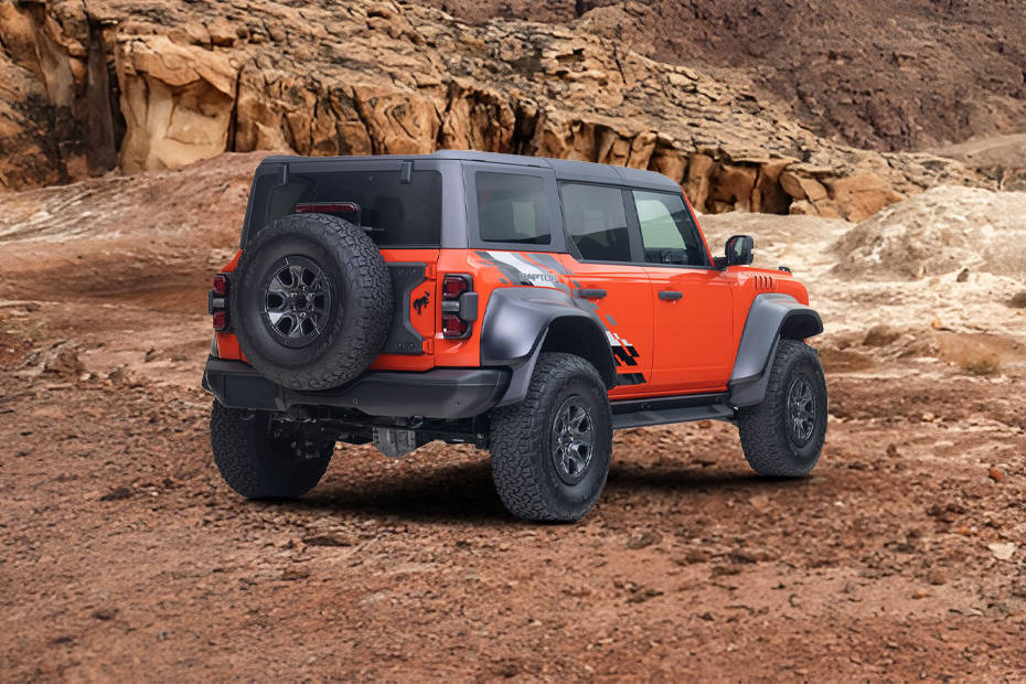 Bronco Raptor Rear angle view Bronco Raptor Rear angle view