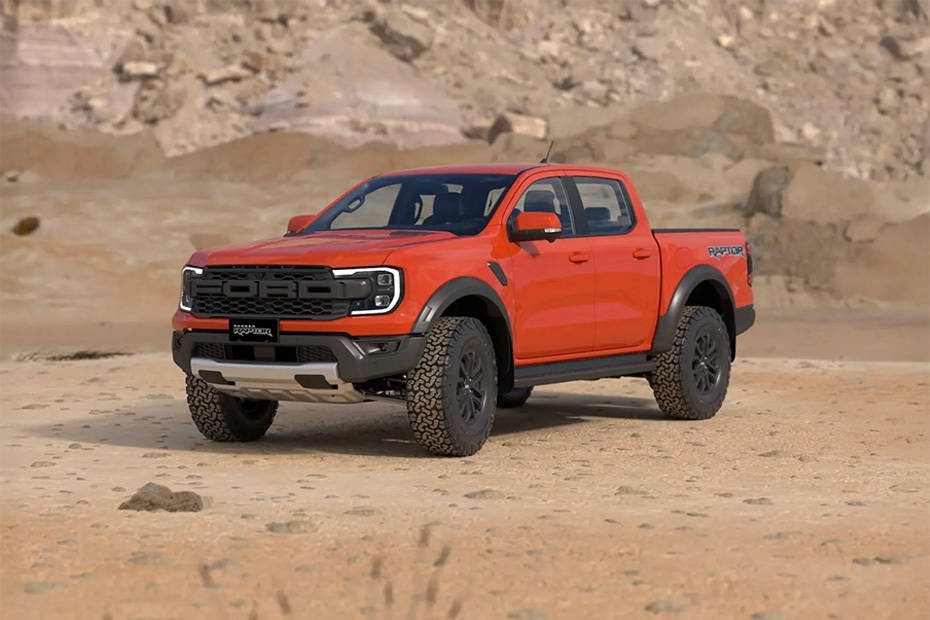 Ford Ranger Raptor Front angle low view Ford Ranger Raptor Front angle low view