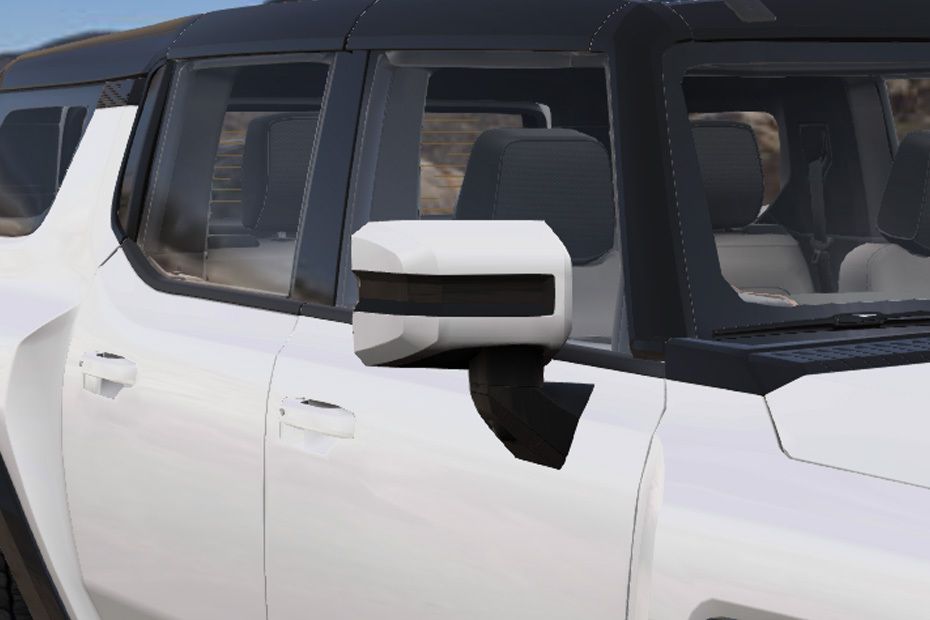جي إم سي هامر إي في Drivers Side Mirror Front Angle جي إم سي هامر إي في Drivers Side Mirror Front Angle