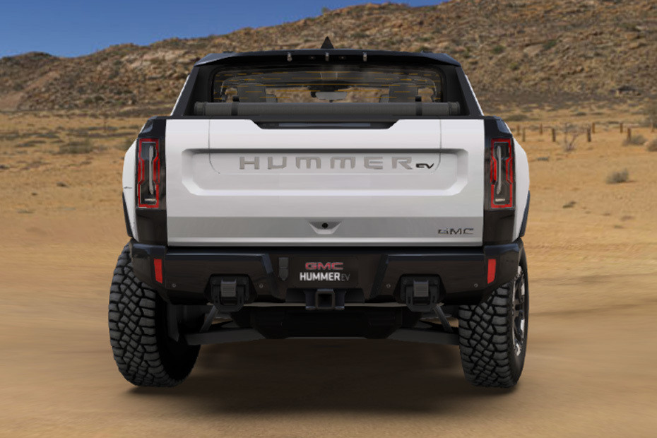 Full Rear View of GMC Hummer EV Pickup Full Rear View of GMC Hummer EV Pickup