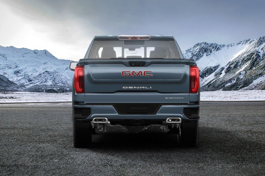 Full Rear View of GMC Sierra 1500 Full Rear View of GMC Sierra 1500