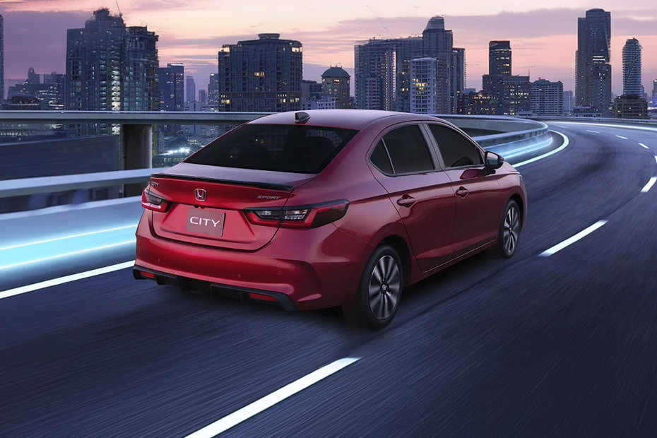 City Rear angle view City Rear angle view