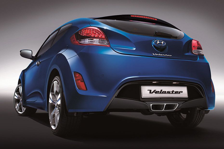 Veloster Rear Low Angle View Veloster Rear Low Angle View