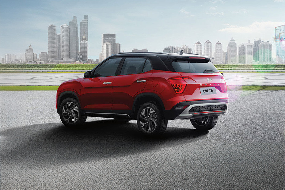 Rear Cross Side View of هيونداي (2023-2024)كريتا Rear Cross Side View of هيونداي (2023-2024)كريتا