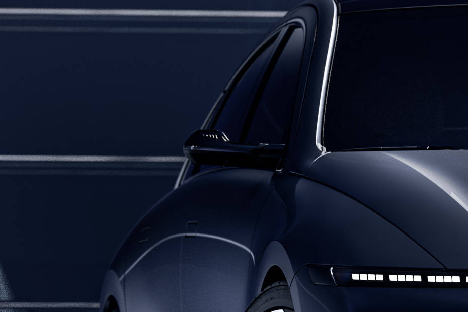 هيونداي أيونيك 6 2026 Drivers Side Mirror Front Angle هيونداي أيونيك 6 2026 Drivers Side Mirror Front Angle