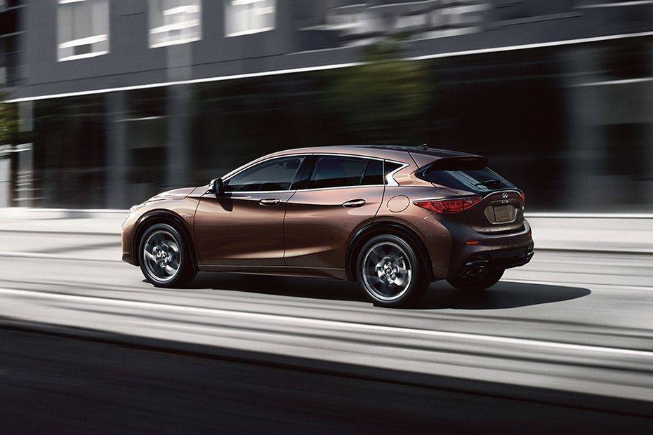 Rear Cross Side View of Infiniti Q30 Rear Cross Side View of Infiniti Q30