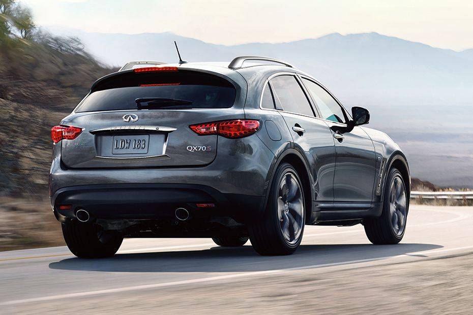 QX70 Rear angle view QX70 Rear angle view