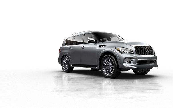 Infiniti QX80 (2022-2024) Front Medium View Infiniti QX80 (2022-2024) Front Medium View