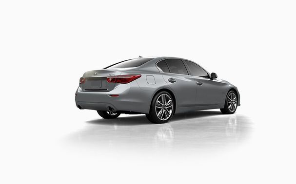 Q50S Hybrid Rear angle view Q50S Hybrid Rear angle view