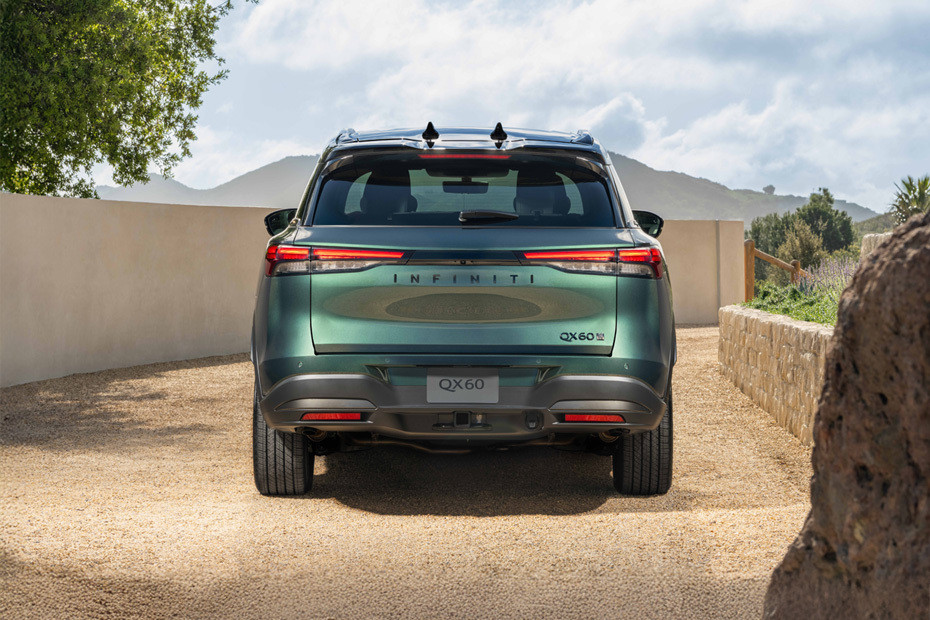Full Rear View of Infiniti QX60 2026 Full Rear View of Infiniti QX60 2026