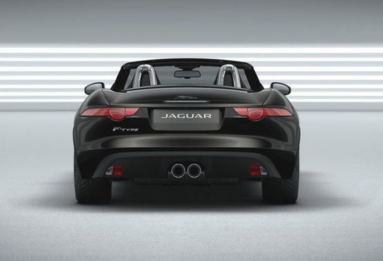 Full Rear View of جاكوار F Type Convertible Full Rear View of جاكوار F Type Convertible