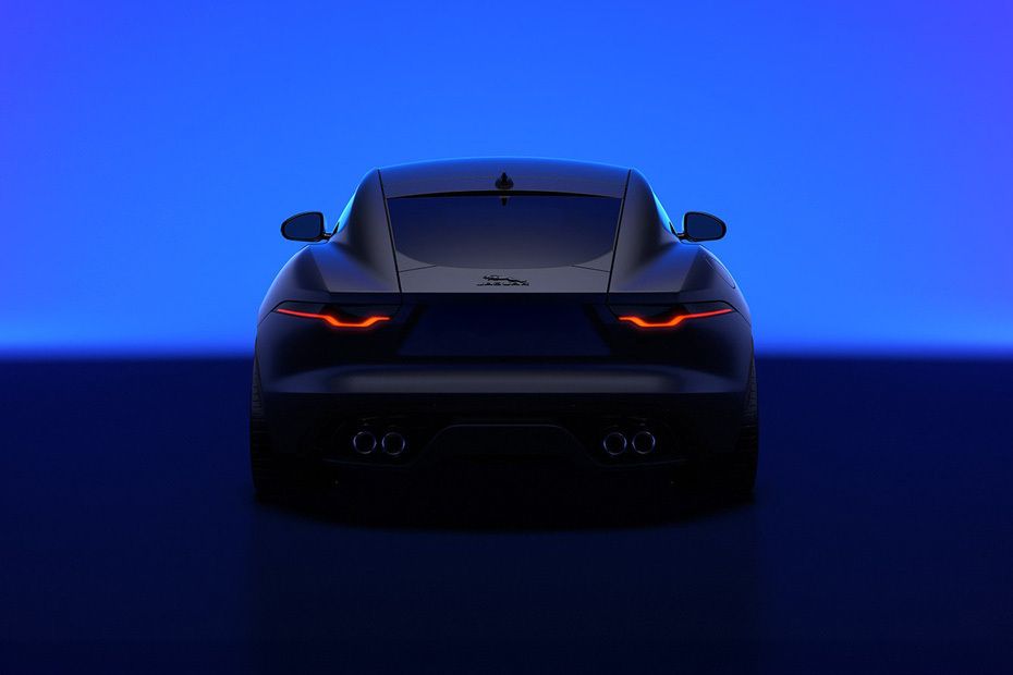 Full Rear View of جاكوار f-type Full Rear View of جاكوار f-type