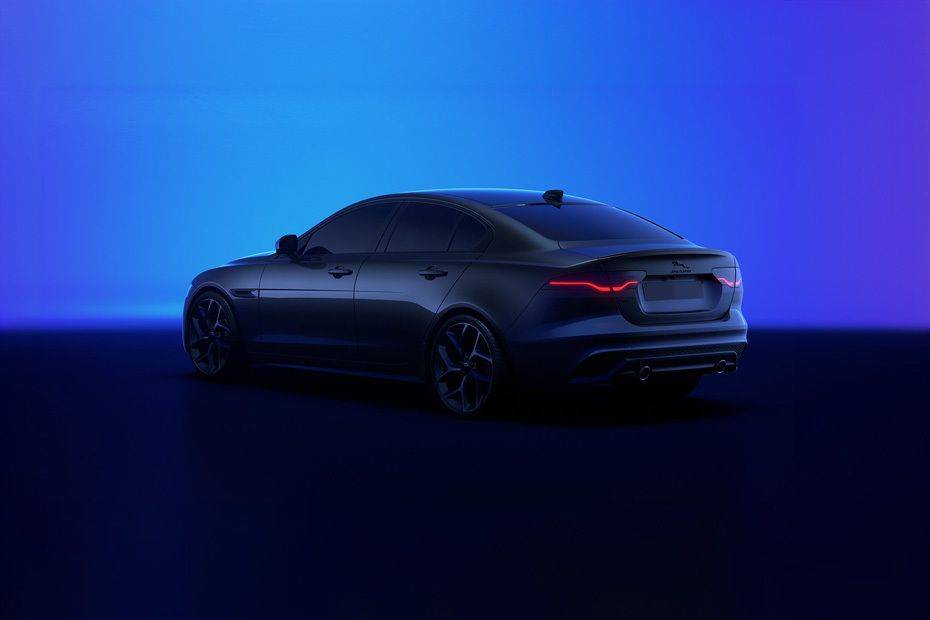 Rear Cross Side View of Jaguar XE Rear Cross Side View of Jaguar XE