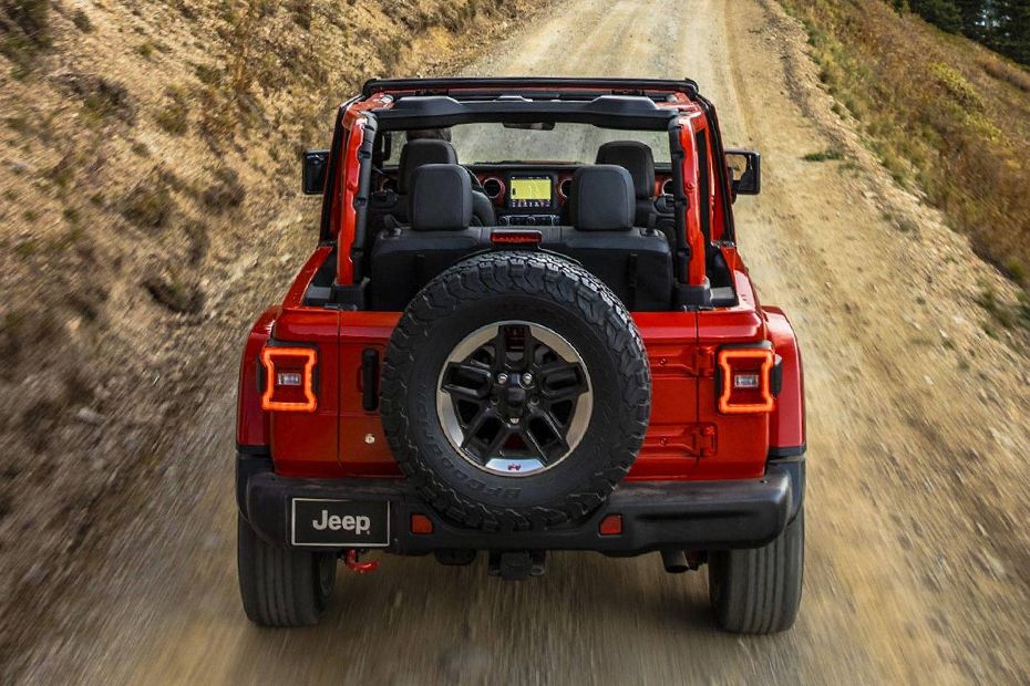 Full Rear View of Jeep Wrangler (2022-2023) Full Rear View of Jeep Wrangler (2022-2023)