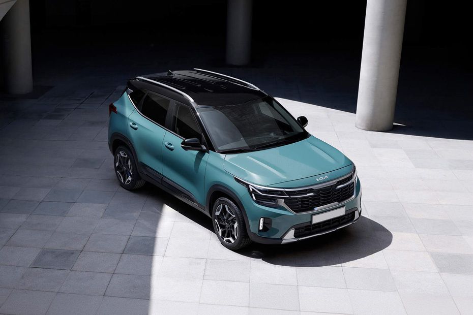 KIA Seltos Front Angle High View KIA Seltos Front Angle High View