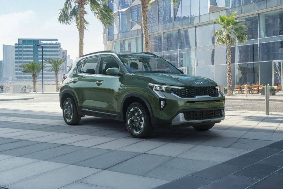 KIA Sonet Front Angle High View KIA Sonet Front Angle High View