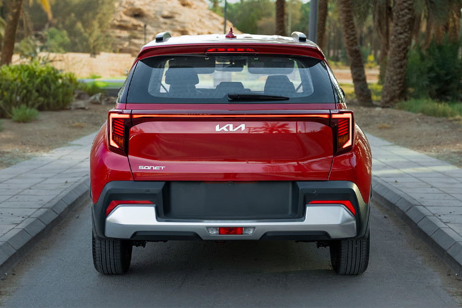 Full Rear View of KIA Sonet Full Rear View of KIA Sonet