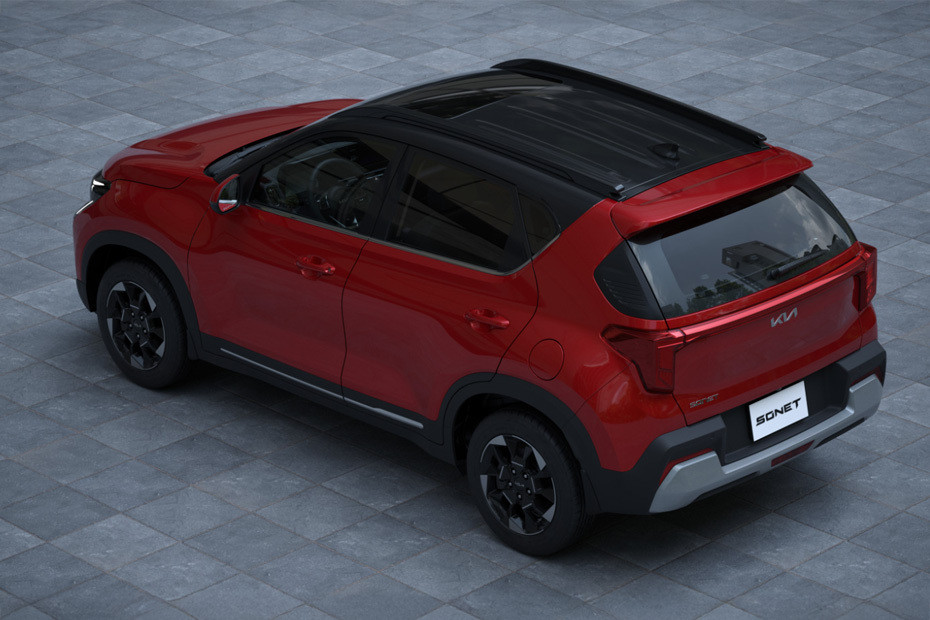 Rear Cross Side View of KIA Sonet Rear Cross Side View of KIA Sonet