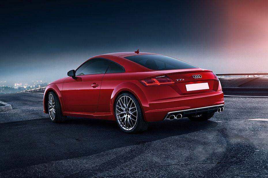 Rear Cross Side View of Audi TTS Coupe Rear Cross Side View of Audi TTS Coupe
