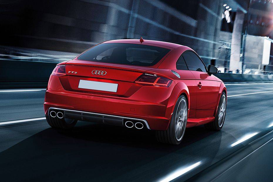 TTS Coupe Rear Low Angle View TTS Coupe Rear Low Angle View