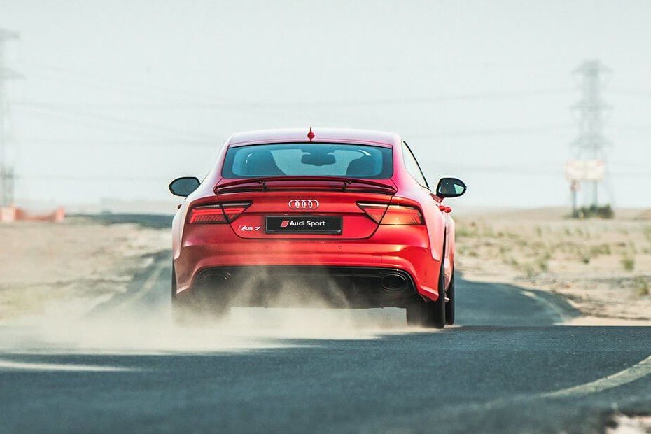 Full Rear View of Audi RS7 Sportback Full Rear View of Audi RS7 Sportback