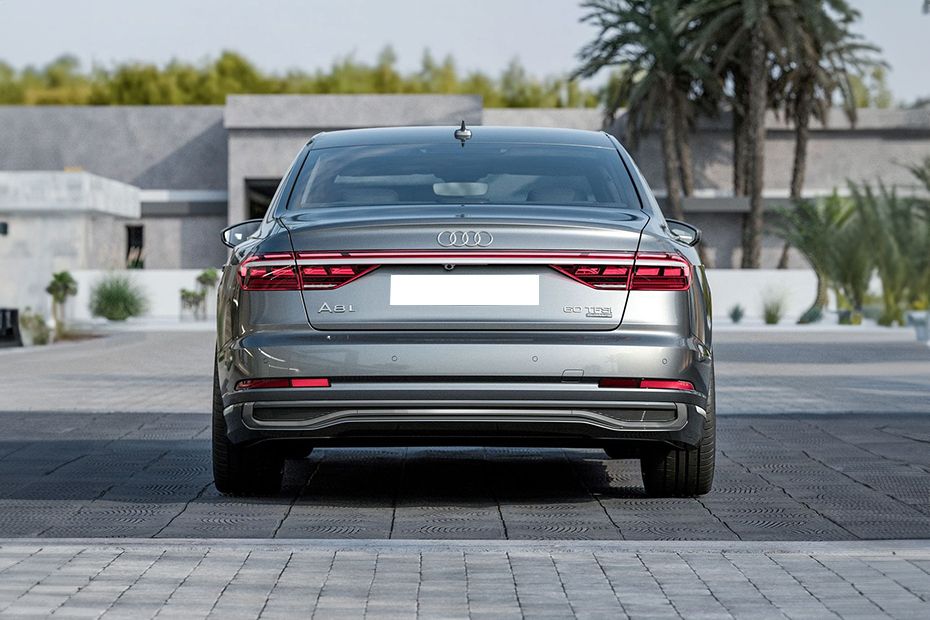 Rear Medium View of أودي A8 L Rear Medium View of أودي A8 L