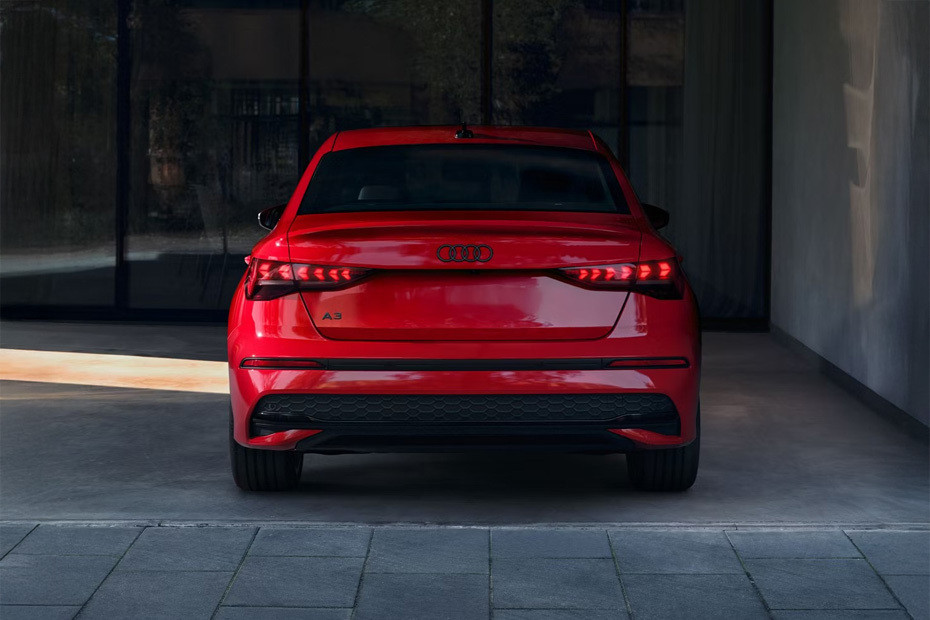 Full Rear View of Audi A3 Full Rear View of Audi A3