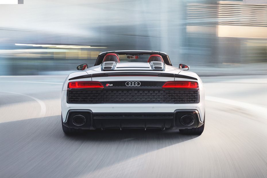 Full Rear View of Audi R8 Spyder Full Rear View of Audi R8 Spyder