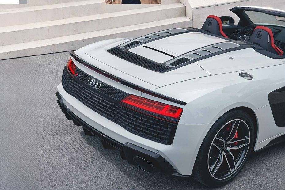 R8 Spyder Rear angle view R8 Spyder Rear angle view