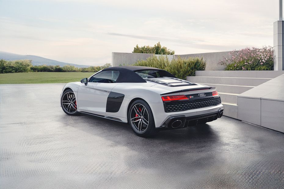 R8 Spyder Rear Medium Side View R8 Spyder Rear Medium Side View