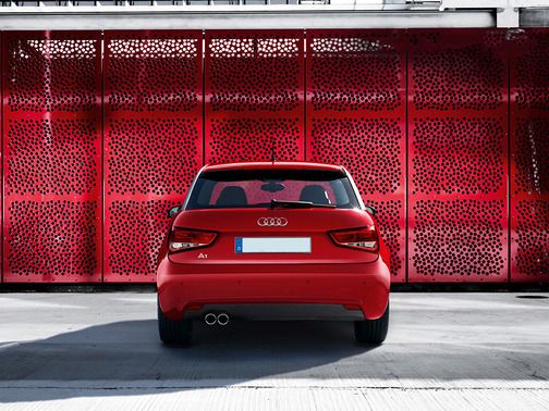 Full Rear View of Audi A1 Full Rear View of Audi A1