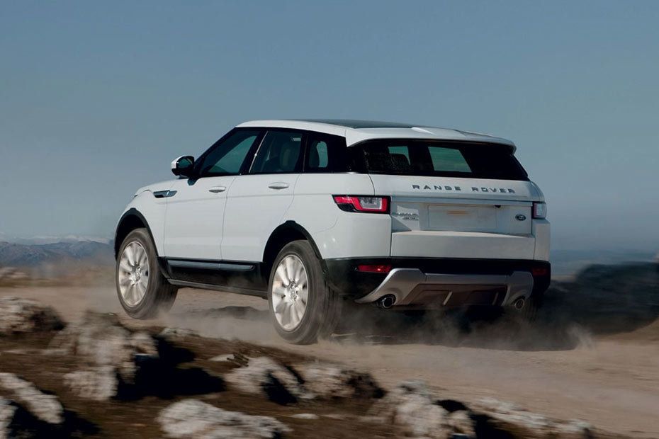 Rear Cross Side View of Land Rover Range Rover Evoque 5 Door Rear Cross Side View of Land Rover Range Rover Evoque 5 Door