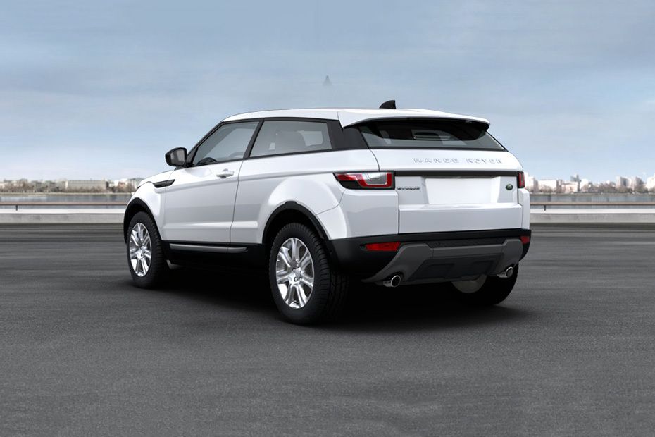 Rear Cross Side View of Land Rover Range Rover Evoque Coupe Rear Cross Side View of Land Rover Range Rover Evoque Coupe