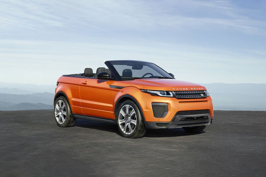 Land Rover Range Rover Evoque Convertible Front Cross Side View Land Rover Range Rover Evoque Convertible Front Cross Side View