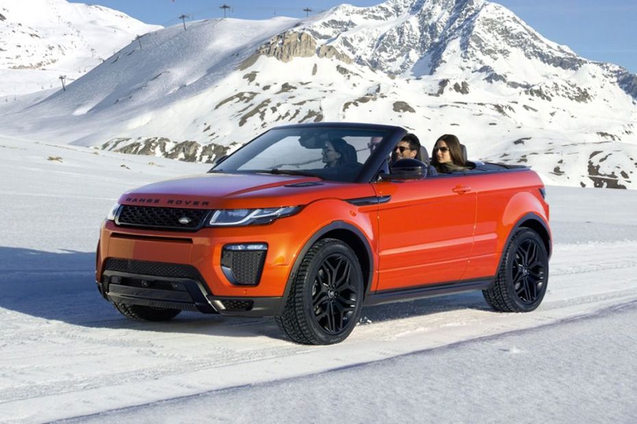 Land Rover Range Rover Evoque Convertible Front Side View Land Rover Range Rover Evoque Convertible Front Side View