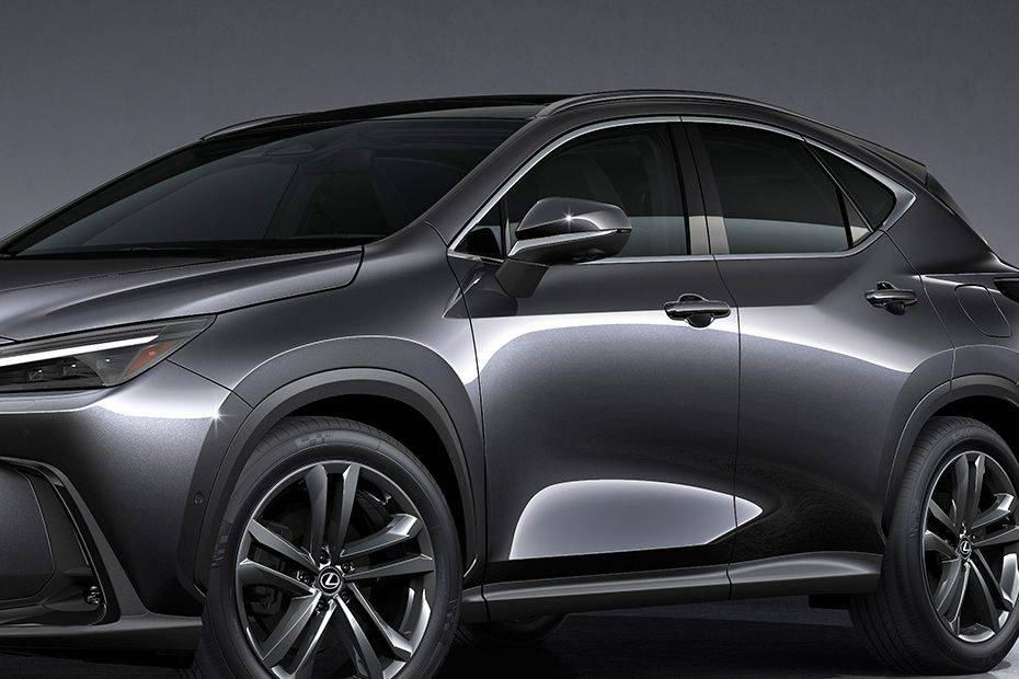Lexus NX Hybrid (2022-2024) Front angle low view Lexus NX Hybrid (2022-2024) Front angle low view