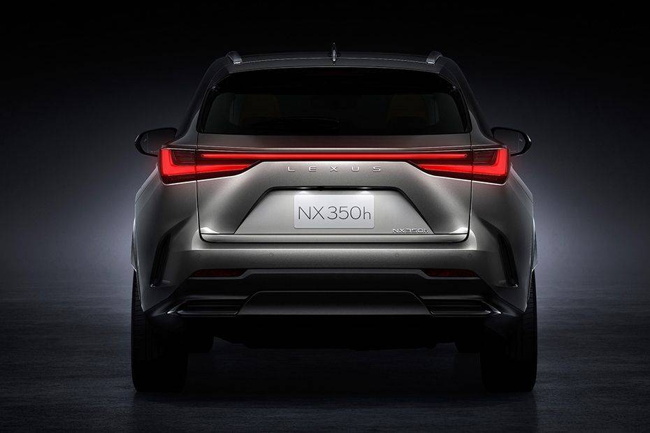 Rear Medium View of Lexus NX Hybrid (2022-2024) Rear Medium View of Lexus NX Hybrid (2022-2024)
