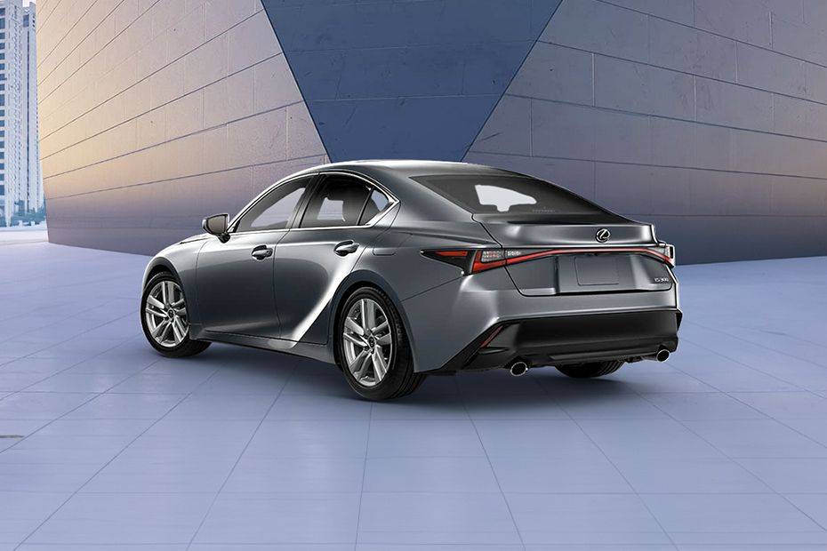 Rear Cross Side View of Lexus IS Rear Cross Side View of Lexus IS