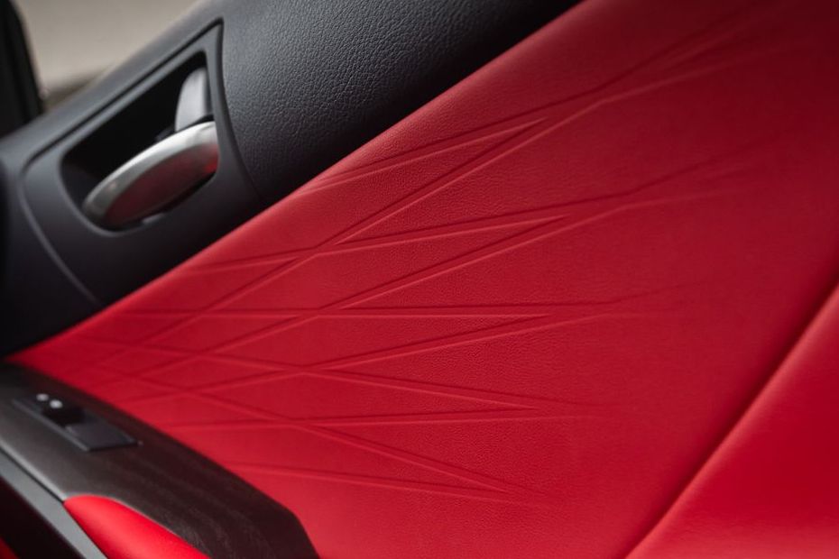 Rear Cross View of Lexus IS (2021-2022) Rear Cross View of Lexus IS (2021-2022)