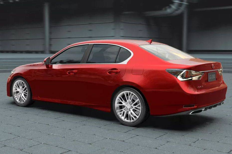 Rear Cross Side View of Lexus GS (2013-2021) Rear Cross Side View of Lexus GS (2013-2021)