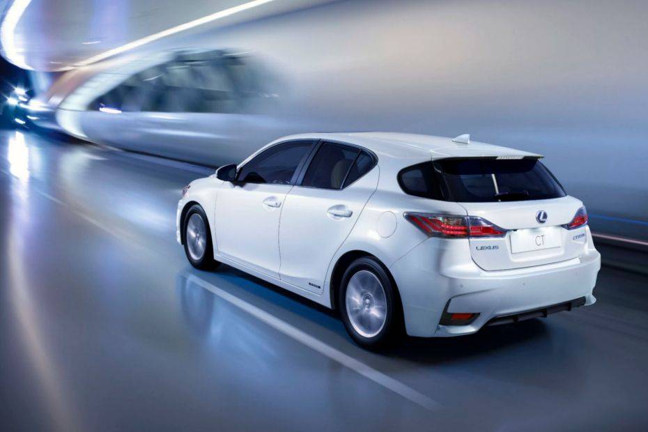 Rear Cross Side View of Lexus CT Hybrid Rear Cross Side View of Lexus CT Hybrid