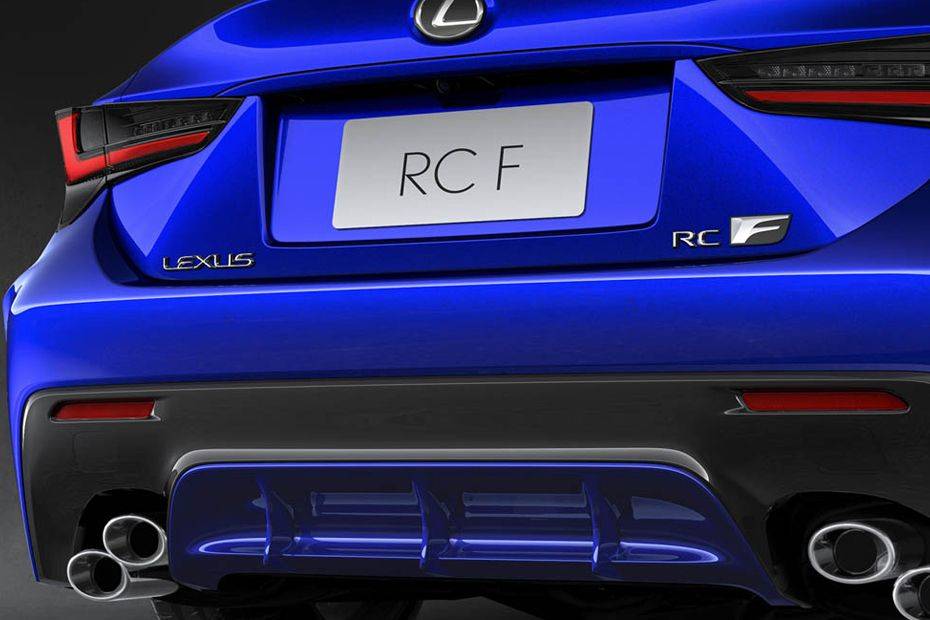 RC F Rear Low Angle View RC F Rear Low Angle View