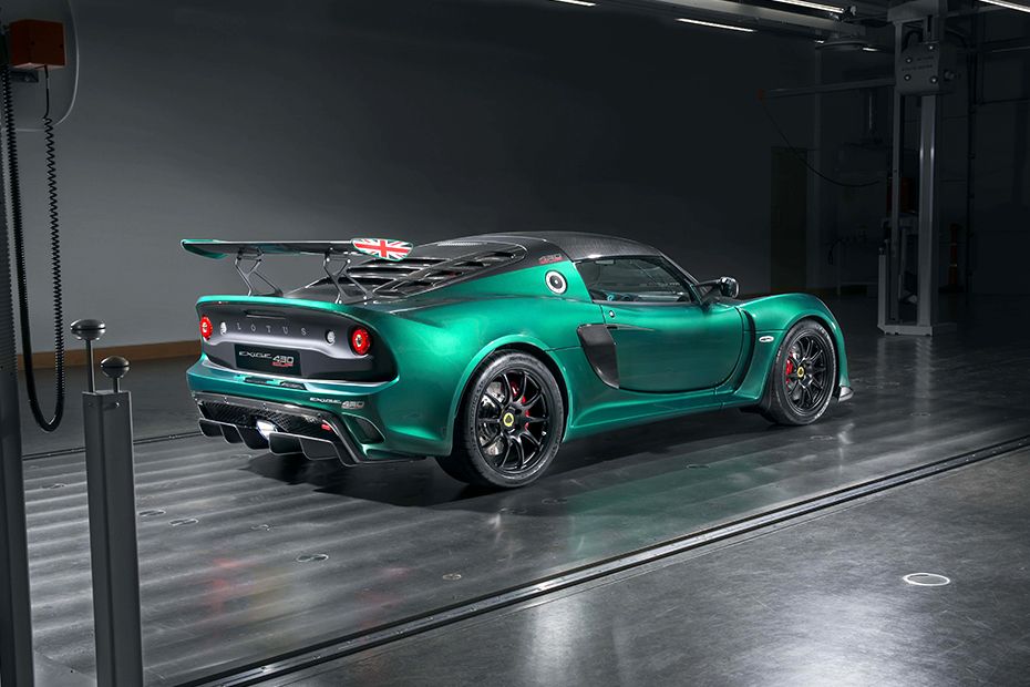 Exige Rear angle view Exige Rear angle view