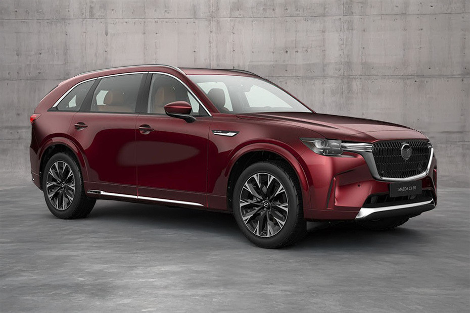 مازدا CX-90 Front Cross Side View مازدا CX-90 Front Cross Side View