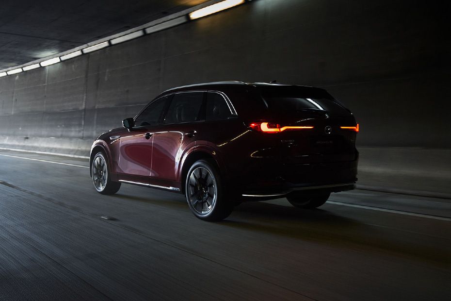 Rear Cross Side View of Mazda CX-90 Rear Cross Side View of Mazda CX-90