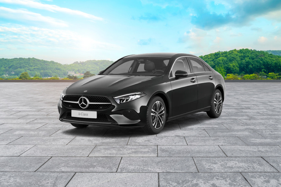 Mercedes-Benz A-Class Sedan Front angle low view Mercedes-Benz A-Class Sedan Front angle low view
