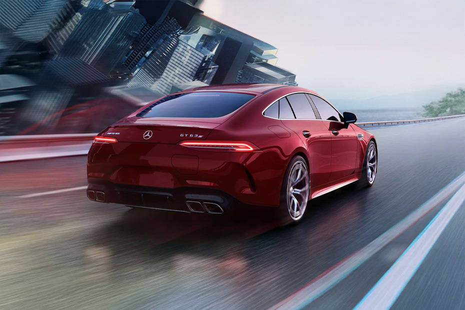 AMG GT 4 Door Rear angle view AMG GT 4 Door Rear angle view