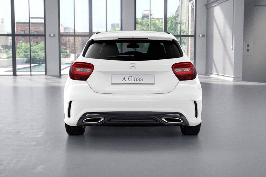 Full Rear View of Mercedes-Benz A-Class Full Rear View of Mercedes-Benz A-Class