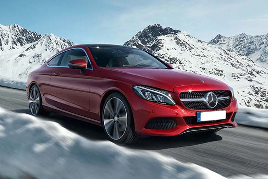 Mercedes-Benz C-Class Coupe Front Cross Side View Mercedes-Benz C-Class Coupe Front Cross Side View